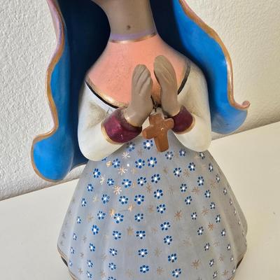 Hand-Painted Mexican Folk Art Figurines – Set of 2