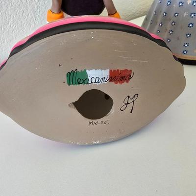 Hand-Painted Mexican Folk Art Figurines – Set of 2