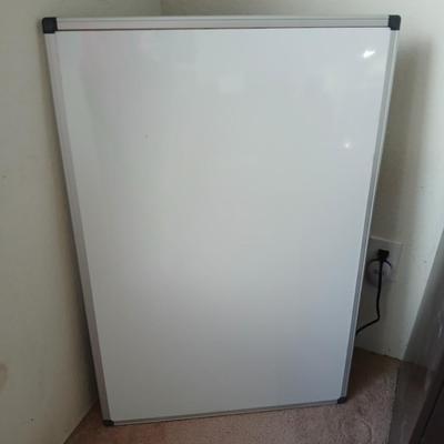 Office Essentials Lot – Metal Filing Cabinet + Framed White Board