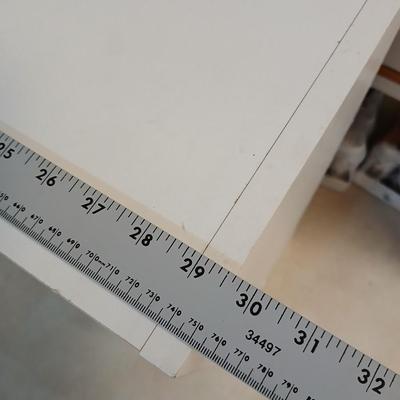 White Two-Shelf Bookcase / Storage Unit