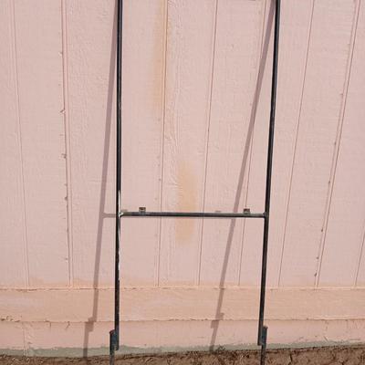 Heavy duty metal Wrought Iron Garden Sign / Garage sale / Advertisement Frame