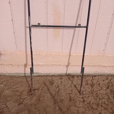 Heavy duty metal Wrought Iron Garden Sign / Garage sale / Advertisement Frame