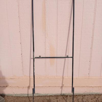 Heavy duty metal Wrought Iron Garden Sign / Garage sale / Advertisement Frame