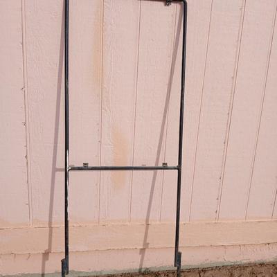 Heavy duty metal Wrought Iron Garden Sign / Garage sale / Advertisement Frame
