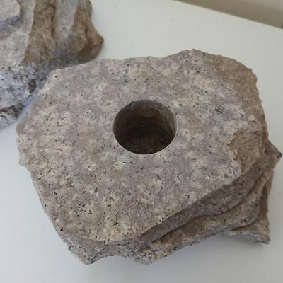 Decorative Rock-Style Oil Lamps