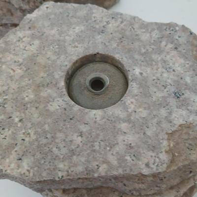 Decorative Rock-Style Oil Lamps