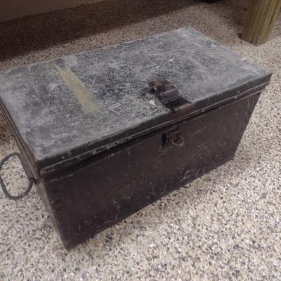 Collection of Metal Melting Equipment includes Vintage Metal Storage Box