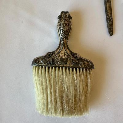 STERLING SILVER VANITY SET W/COMB, BRUSH AND FILE