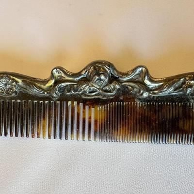STERLING SILVER VANITY SET W/COMB, BRUSH AND FILE