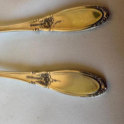 8 TOWLE STERLING SILVER FORKS "OLD MIRROR" PATTERN