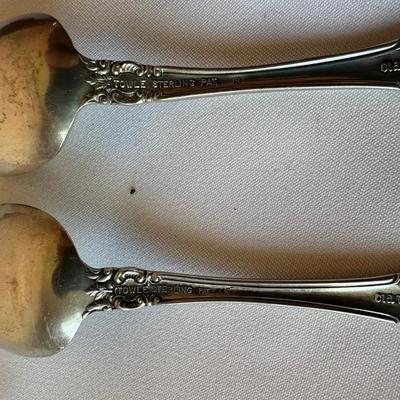6 TOWLE STERLING SILVER SPOONS "OLD MIRROR" PATTERN 164.5 grams