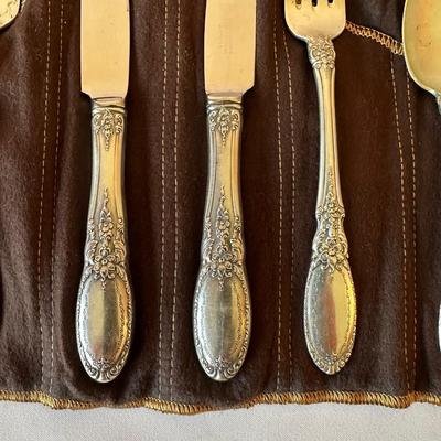 TOWLE STERLING SILVER FLATWARE "OLD MIRROR" PATTERN 152.5 grams