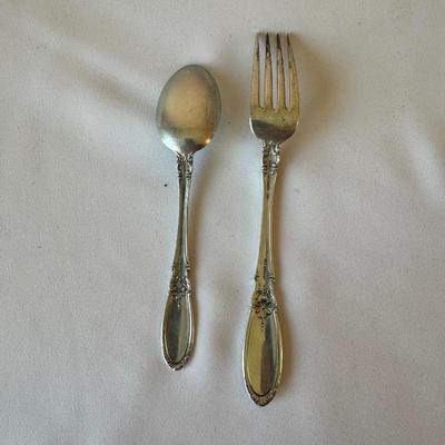 TOWLE STERLING SILVER FLATWARE "OLD MIRROR" PATTERN 152.5 grams