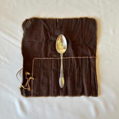 LARGE TOWLE STERLING SILVER SERVING SPOON 74 grams