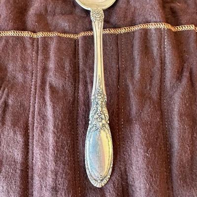 LARGE TOWLE STERLING SILVER SERVING SPOON 74 grams