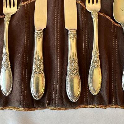 TOWLE STERLING SILVER FLATWARE "OLD MIRROR" PATTERN 152.5 grams