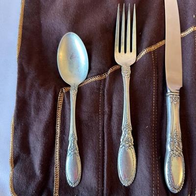 TOWLE STERLING SILVER FLATWARE "OLD MIRROR" PATTERN 152.5 grams