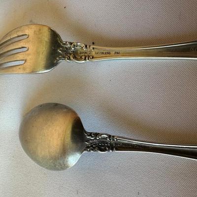TOWLE STERLING SILVER FLATWARE "OLD MIRROR" PATTERN 152.5 grams
