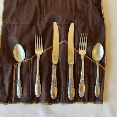 TOWLE STERLING SILVER FLATWARE "OLD MIRROR" PATTERN 152.5 grams