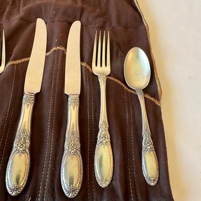 TOWLE STERLING SILVER FLATWARE "OLD MIRROR" PATTERN 152.5 grams
