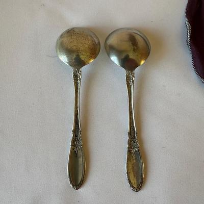5 TOWLE STERLING SILVER SOUP SPOONS 182.5 grams