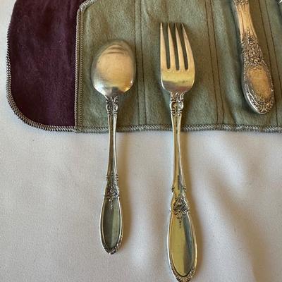TOWLE STERLING SILVER FLATWARE "OLD MIRROR" PATTERN 124.5 grams