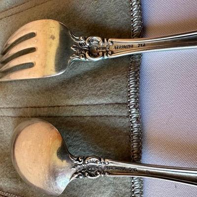 TOWLE STERLING SILVER FLATWARE "OLD MIRROR" PATTERN 124.5 grams