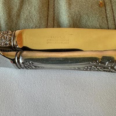 TOWLE STERLING SILVER FLATWARE "OLD MIRROR" PATTERN 124.5 grams