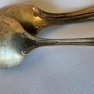 3 STERLING SILVER TABLESPOONS 75.5 grams