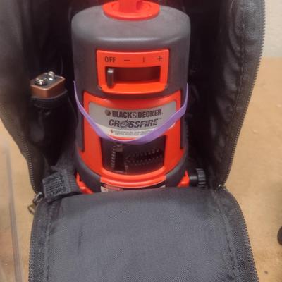 Set of 3 Laser Level and Measuring Tools