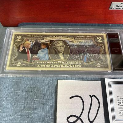 2 Trump Uncirculated $2 Bills