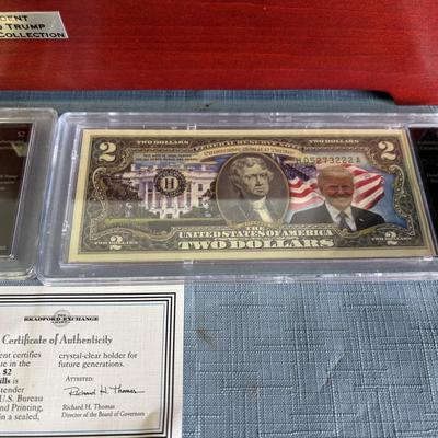 2 Trump Uncirculated $2 Bills