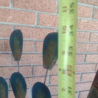 Outdoor Yard Art Metal Peacock