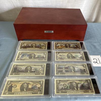 8 US Monument Uncirculated $2 Bill