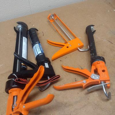 Collection of Caulking Tools