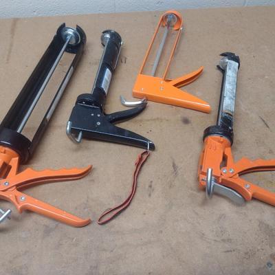 Collection of Caulking Tools