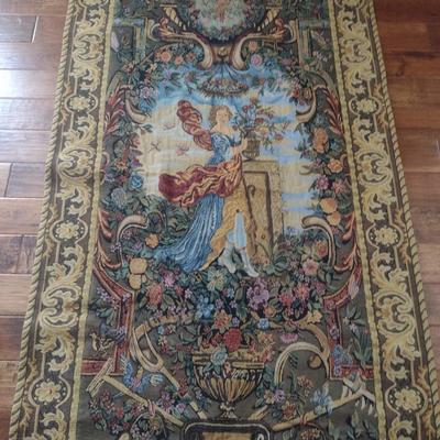 Colorful Wall Tapestry Fabric Art
