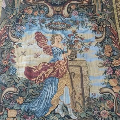 Colorful Wall Tapestry Fabric Art
