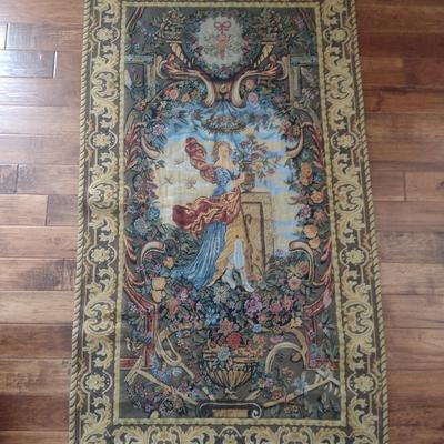 Colorful Wall Tapestry Fabric Art