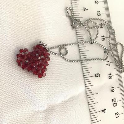 SV Crystal Heart 925 Chain