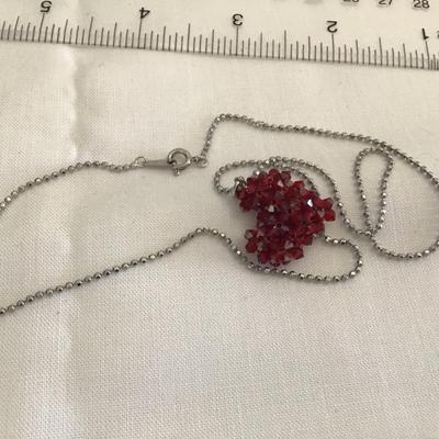 SV Crystal Heart 925 Chain