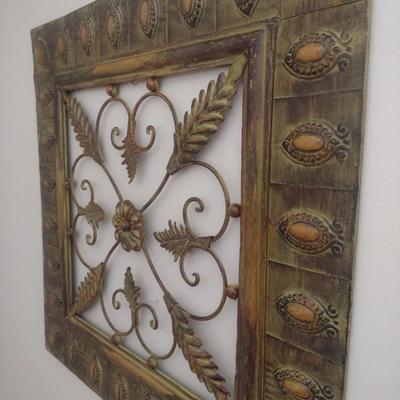 Large Metal Wall Art Panel