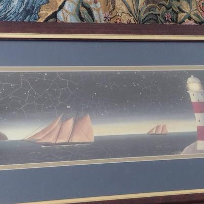 Framed Print Lighthouse Wall Art