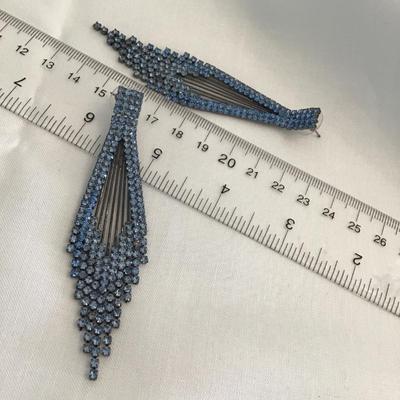 Calvin Klein Gorgeous Rhinestone Tassel Earrings