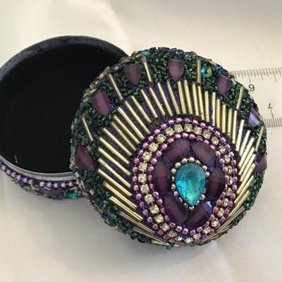 Beaded Trinket Box