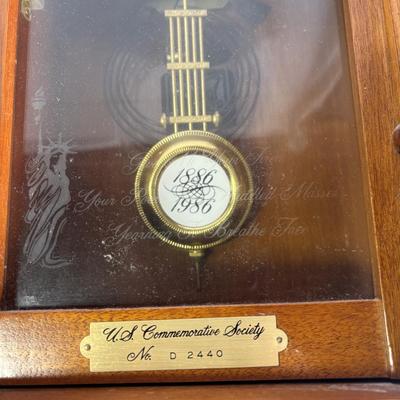 Statue of Liberty Commemorative Clock