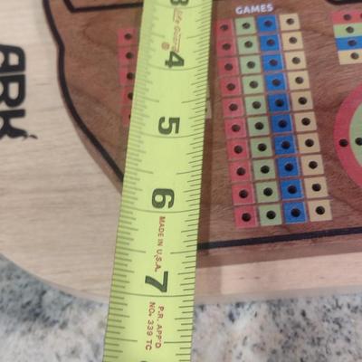 Ark Encounter Ken Ham Wood Cribbage Gameboard and Pieces