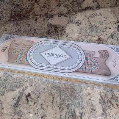 Ark Encounter Ken Ham Wood Cribbage Gameboard and Pieces