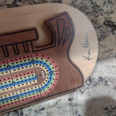 Ark Encounter Ken Ham Wood Cribbage Gameboard and Pieces