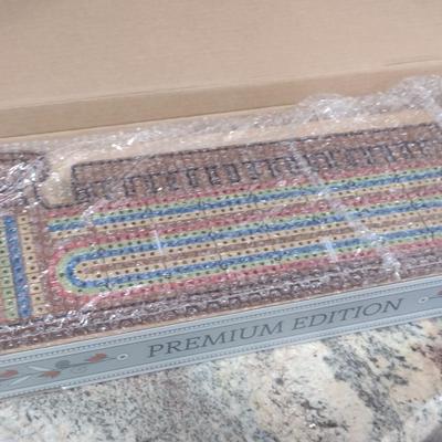 Ark Encounter Ken Ham Wood Cribbage Gameboard and Pieces